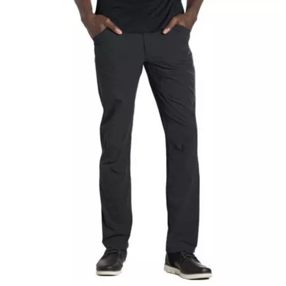 Kuhl Mens Silencr Pant Size 36 Black Lightweight Ripstop Hiking Pockets New